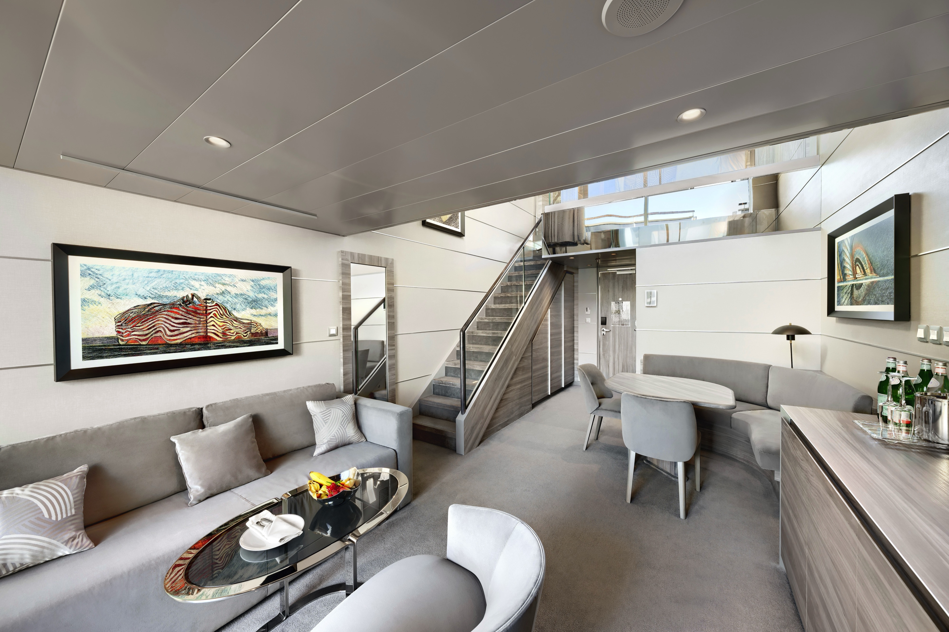 MSC Yacht Club Duplex Suite with Whirlpool Bath